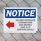 Signmission Delivery Entrance Contractors OSHA Notice Sign, Plastic, 10in W x 7in L, 2PK OS-2PACK-NS-P-710-L-10966 - alternate 2